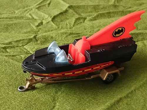 Original corgi batman batboat - batman,