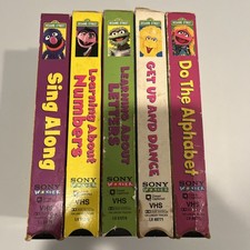 Sesame Street - VHS Lot of 5 -