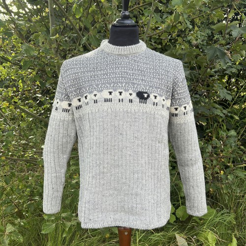 Unique grey sheep sweater - unique,