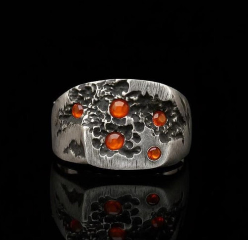 Natural orange carnelian - natural,