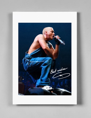 Eminem signed autograph - eminem,