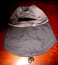 Motorcycle black & grey balaclava open face one size adjustable neck