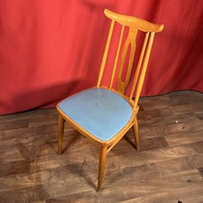 Dining Chair Mid Century Blue