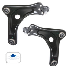 For Citroen C3 2009-2016 Front Lower Wishbone Suspension Control Arms Pair TUV