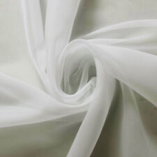 VOILE FABRIC WIDE 118" (300cm) SOLD BY THE METER 6 Colours Free Delivery