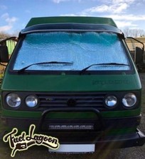 VW T25 Wedge Doka Camper van Full 8 Piece Thermal window Screen Silver Insulated