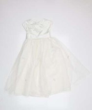 Tiger Lily Womens White Polyester Blend Size 8