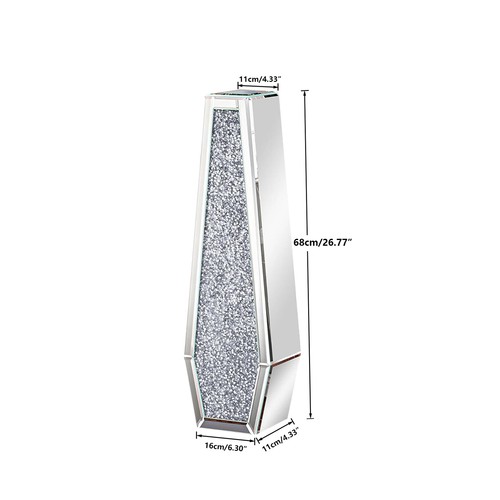 Tall sparkling crushed diamond - tall,