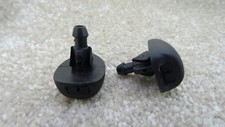 FIAT WATER SPRAY JET WASHER NOZZLE BLACK FOR FRONT WINDSHIELD