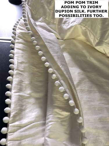 Silk curtains fabric sample - curtains,
