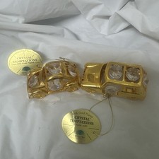 Crystal Temptations 24K Gold Plate Figures