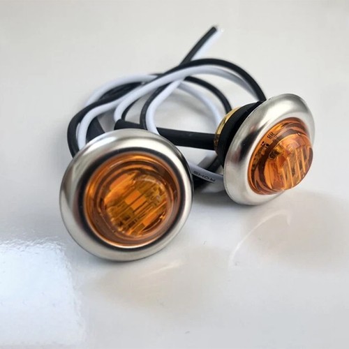 Amber side light led - 2x,