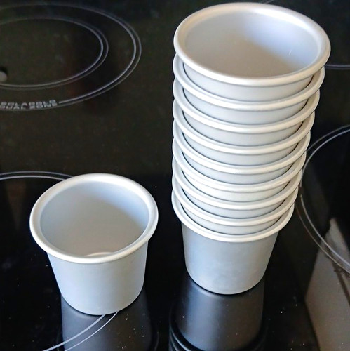Set aluminium dariole - set, of