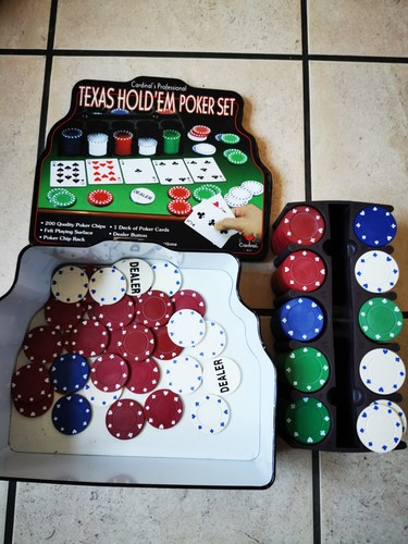 Texas casino game poker chips