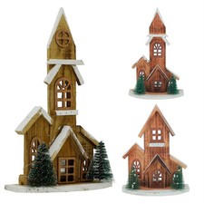 LED Wooden Christmas House