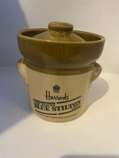 Vintage Harrods Stoneware Blue
