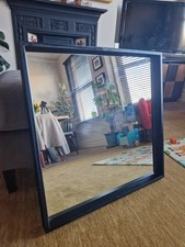 NISSEDAL IKEA Mirror Black Frame 65 X 65 cm Very Good Condition