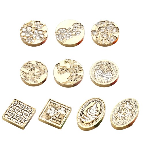 Flower wax seal stamp - seal,