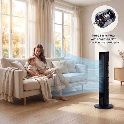 Elegant tower fan - fan, 40w