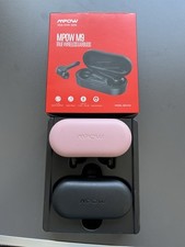 TWO PAIRS MPOW M9 TRUE WIRELESS EAR BUDS.