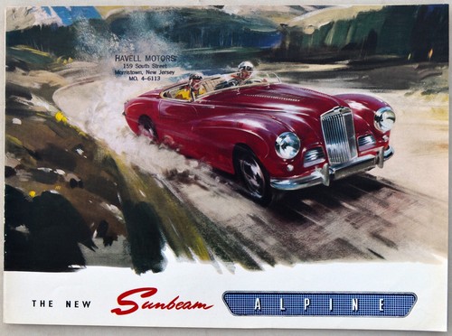 Sunbeam alpine brochure fold - alpine,