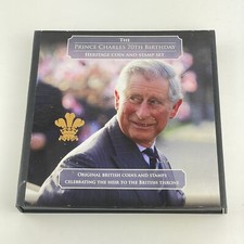 Prince Charles 70th Birthday Heritage Coin And Stamp Collection
