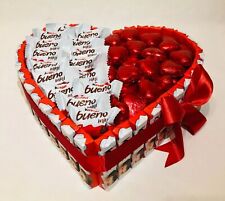 Kinder Chocolate Heart Cake