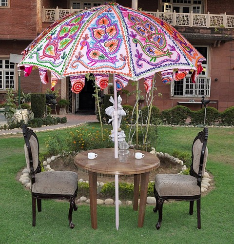 Indian garden umbrella outdoor - garden,