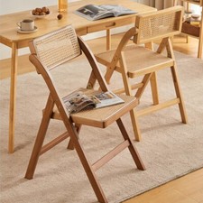 Mid-Century Wood Chair Set of