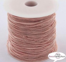 ROSE GOLD PLATED FINE CURB
