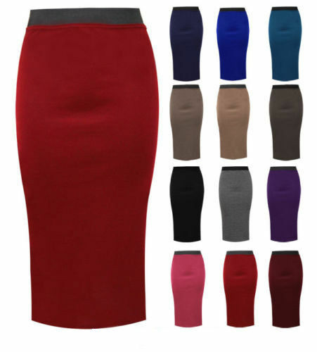 Womens midi pencil - pencil, skirt