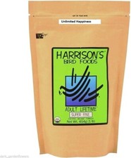 Harrison`s Adult Lifetime Super Fine 1lb - Organic Bird Food Budgies 454g