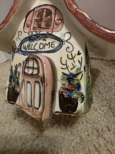 Ceramic cottage village house - cottage,