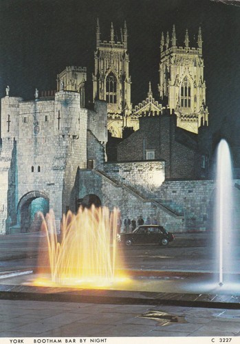 York bootham bar night - york,