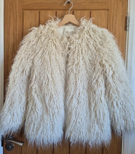 Zara cream faux mohair - zara,