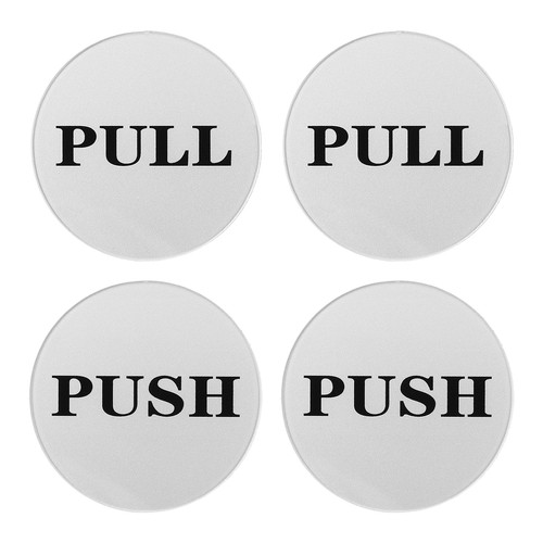 Push pull door - pull, sign,