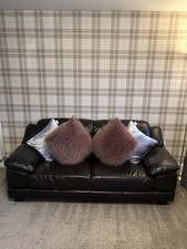 Leather Sofa and Arm Chair Set