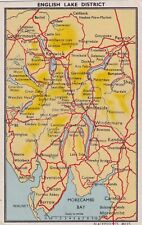 ENGLISH LAKE DISTRICT ~ MAP ~