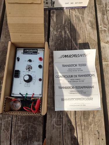 Micronta transistor tester - transistor,