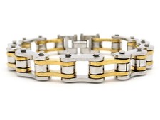 Stainless steel and yellow