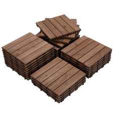 27pcs Wooden Patio Tiles