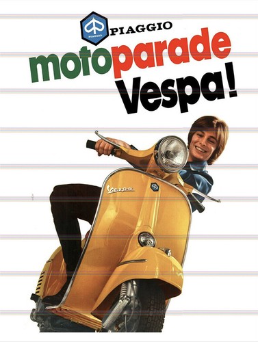 Vespa retro vintage metal - retro,