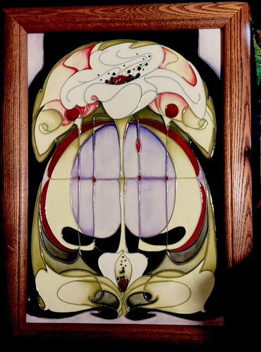 Moorcroft pottery white rose - pottery,