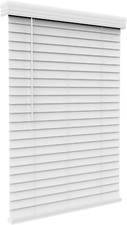 Faux Wood Blinds with Crown
