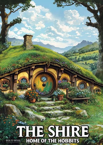 Charming hobbit hole shire - hobbit,