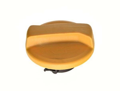 Oil filler neck cap yellow - , for