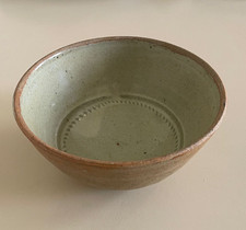 Richard Batterham Studio Pottery Ash Glazed Large Bowl
