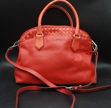 Cole Haan Red Pebbled Leather