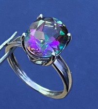 9ct white gold solitaire - 9k,