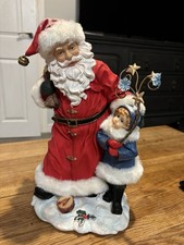 International Christmas Collection Large 14” Father Christmas Figure Decoration